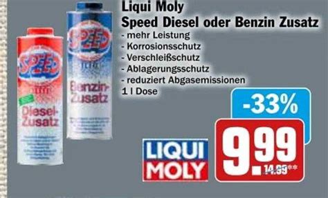 Liqui Moly Speed Diesel Oder Benzin Zusatz Angebot bei Dodenhof ...