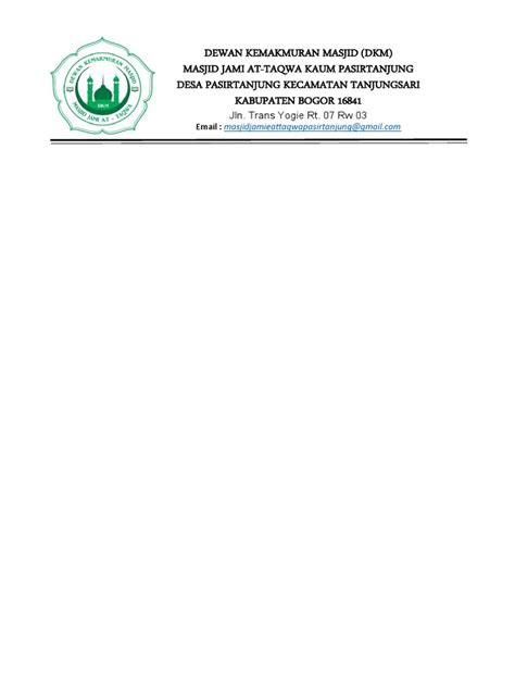 Dewan Kemakmuran Masjid Pdf