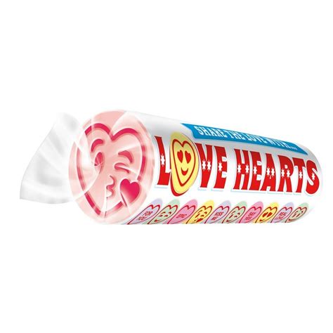 Swizzels Giant Love Hearts Roll 40g Case 24 Grapevine Guernsey