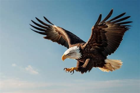 Premium Photo Eagles Flying In Formation