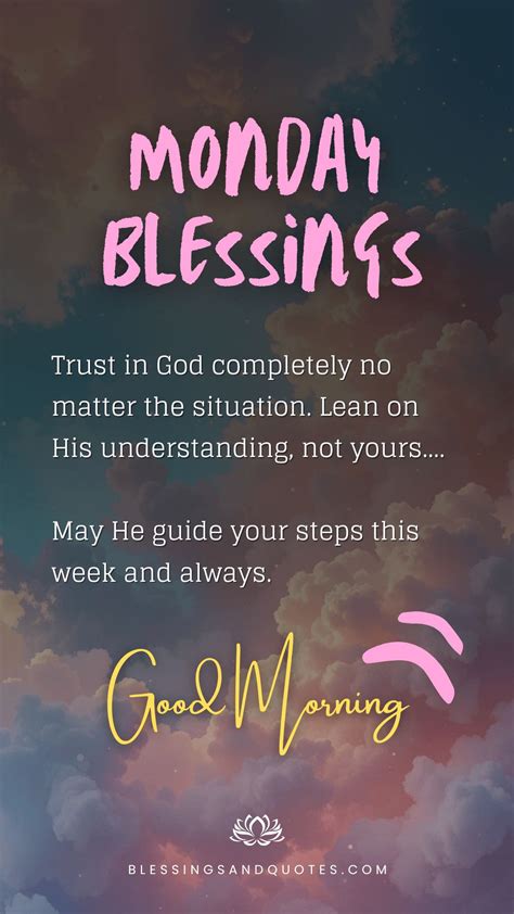 10 Beautiful Monday Blessings Images with Uplifting Quotes