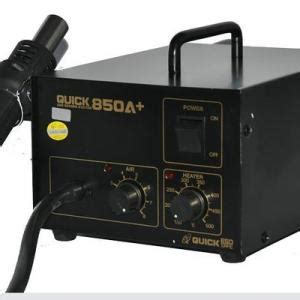 QUICK 850A Blower Hot Air Rework Station 1000W 220V Heat Gun Lead Free Soldering Station For