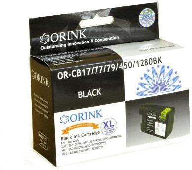 Tusz Orink Lc1280Xlbk Do Drukarek Brother Mfcj6510Dw / J6710Dw J5910Cdw ...