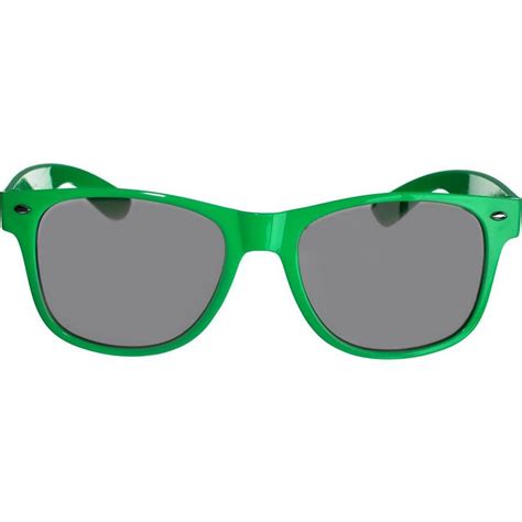 Classic Green Frame Sunglasses 6in X 2in Party City