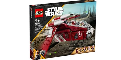 LEGO Coruscant Guard Gunship revealed as set 75354