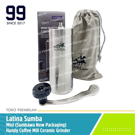 Jual Latina Sumbawa Mini Handy Coffee Mill Ceramic Grinder Manual Gilingan Shopee Indonesia
