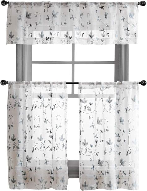 Best Teal Kitchen Curtains And Valances Set – Home Appliances