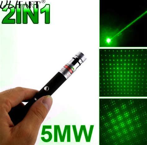 ULIFART Powerful Green Laser Pointer Star Pen Starry Green Lazer Top ...