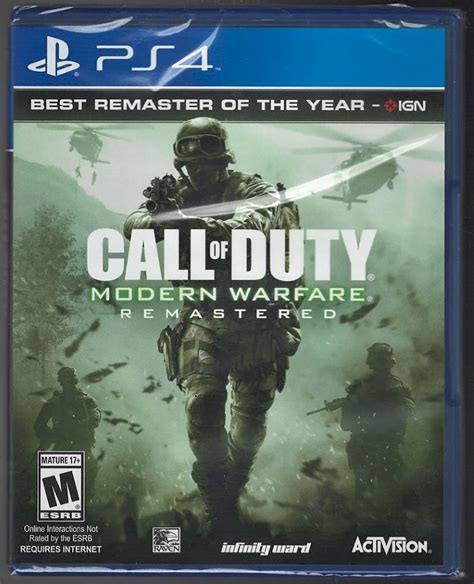 Call Of Duty Modern Warfare Remastered Ps4 Brand New Factory Sealed