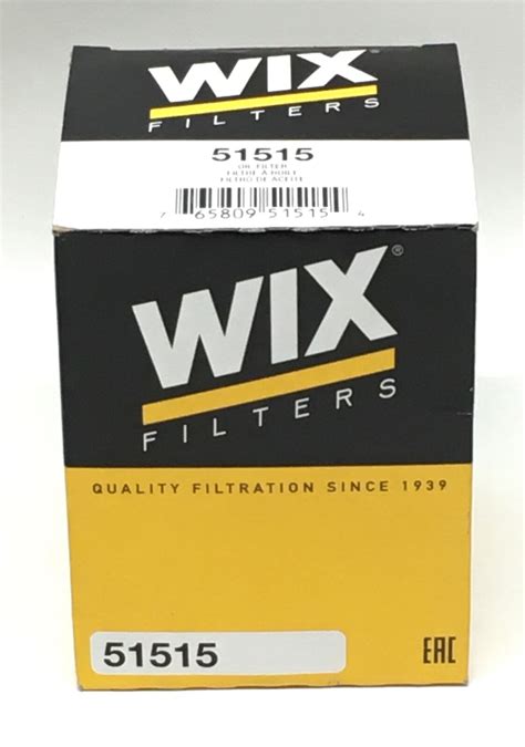 Wix 51515 Cross Reference Oil Filters Oilfilter