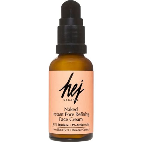 HEJ ORGANIC Naked Instant Pore Refining Face Cream Ml Ecco Verde