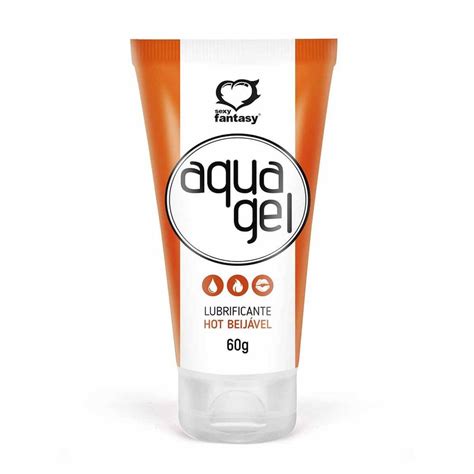 Lubrificante Beijável Aqua Gel g Hot Laranja Shopee Brasil