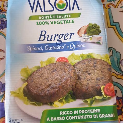 Valsoia Burger Spinaci Gustosino E Quinoa Review Abillion