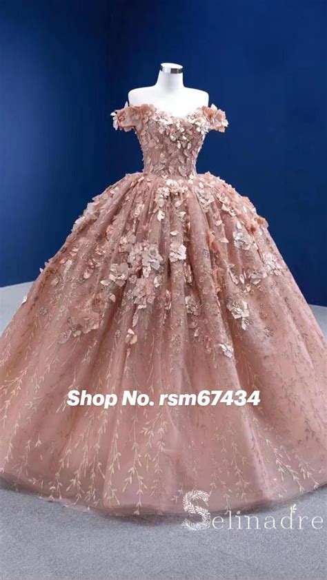 Rose Gold Floral Quince Gown Sweet 16 Dress With Cape 67434b Artofit