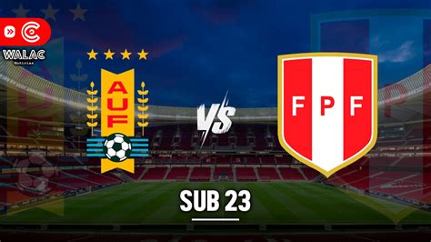 Ver EN VIVO Perú vs Uruguay por el Torneo Preolímpico Sudamericano Sub