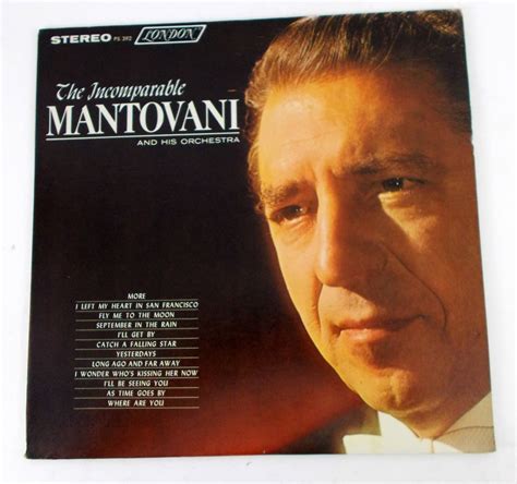 The Incomparable Mantovani And His Orchestra Vinyl Lp Record Etsy