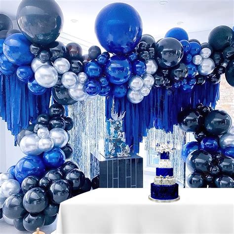 Navy Blue And Silver Centerpiece Ideas at Frances Fisk blog