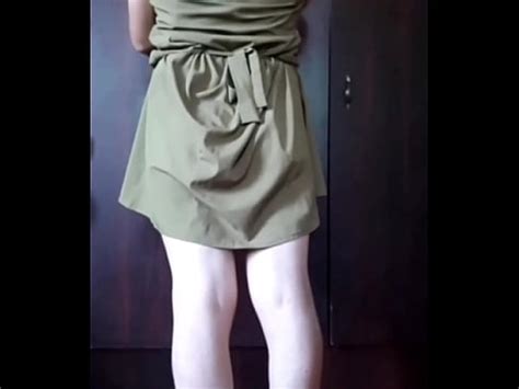 Nylon Shemale Mini Jeans Dress Sexy Legs Lady Boy Big Butt Big Ass Sissy Crossdresser Xvideos