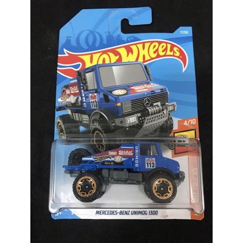 風火輪 hot wheels 賓士 mercedes benz 烏尼莫克 unimog 1300 越野 4X4 普卡 蝦皮購物