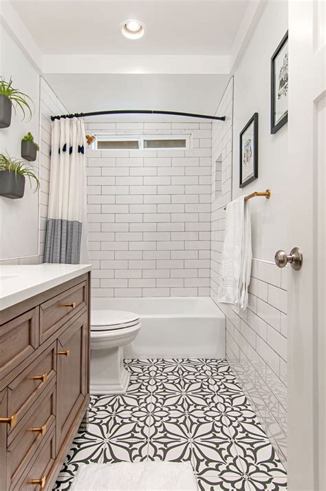 Patterned Tile Floor Bathroom Flooring Ideas