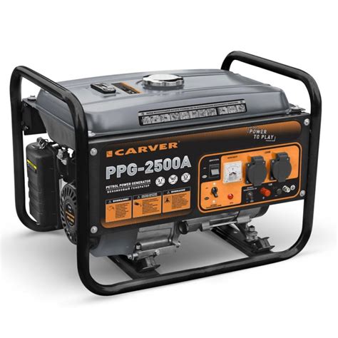 Бензогенератор Carver PPG-2500А 2,1/2,3кВт бак 15л – купить в ...