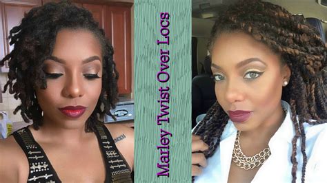 Tutorial Marley Twist Over Locs Love Franchesca Youtube