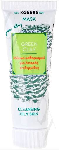 Korres Green Clay Deep Cleansing Mask Deep Cleansing Mask With Green