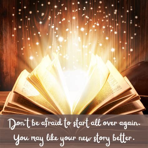 Don’t be afraid to start all over again. You may like your new story ...