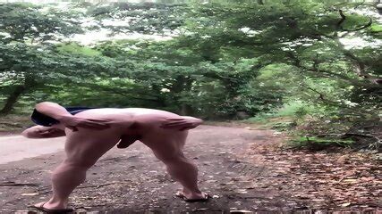Submissive Faggot Sissy Drew Naked Public Outdoor Exposure
