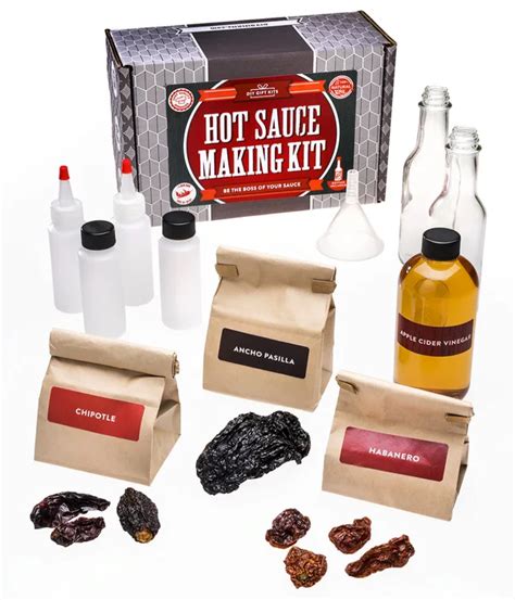 DIY Hot Sauce Kit Make Your Own Hot Sauce Using Real Chili Peppers