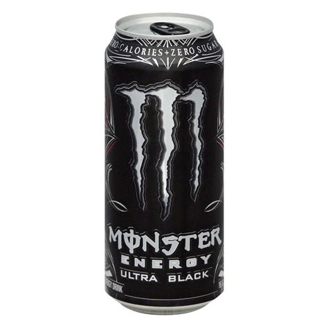 Monster Energy, Ultra Black - 16 fl oz Can in 2020 | Monster energy ...