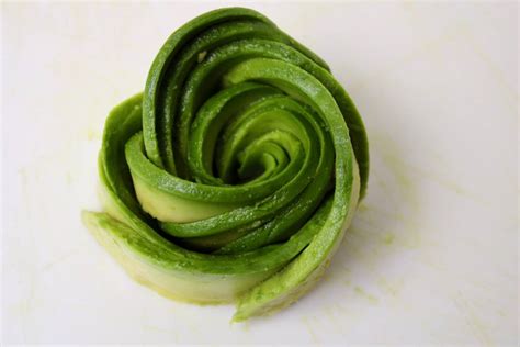 How To Make An Avocado Rose Cooking Up Vegan