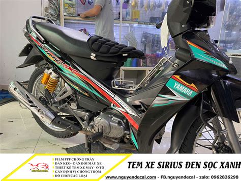 Top mẫu tem xe sirius hot nhất 2022 Nguyễn Decal Chuyên Dán Keo Xe Design Tem Xe Decal Tem