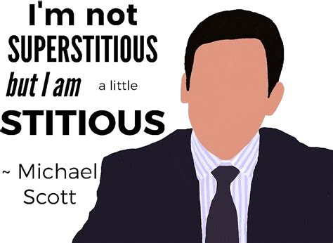 Superstitious Michael Scott The Office Us By Jeannieripley
