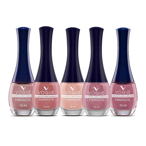 Set Esmaltes Tonos Nude Vogue Fantastic Pack Ml C U Bodega Aurrera En L Nea