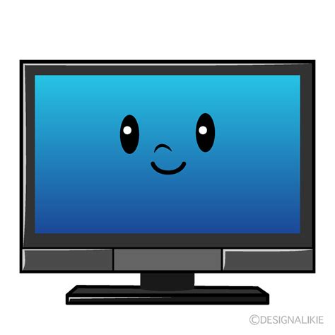 かわいいテレビのイラスト素材｜無料ダウンロード IllustCute