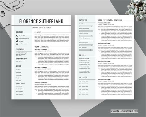 australian resume templates cvtemplatesaucom