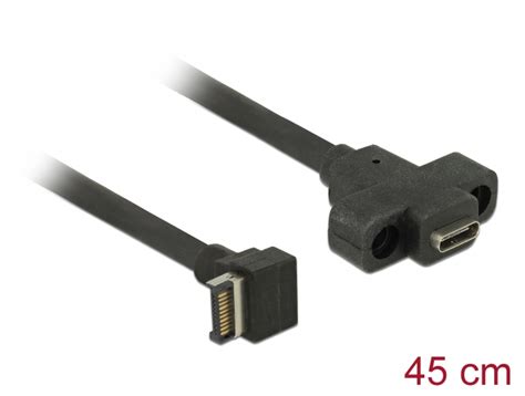 Delock Products 85326 Delock Cable Usb 10 Gbps Type E Key A 20 Pin Male Usb 10 Gbps Usb Type C