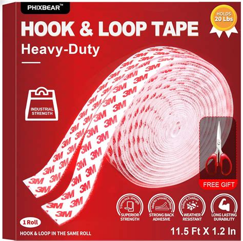 Industrial Strength Hook And Loop Tape Heavy Duty Waterproof Outdoor