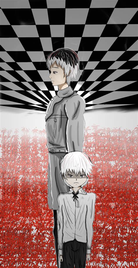 Tokyo Ghoul Fan Art: Kaneki Ken and Sasaki Haise by akiharuno on DeviantArt