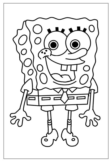 Como Pintar Bob Esponja - Desenhos do Bob Esponja para Colorir e Pintar - Tudo Para Colorir