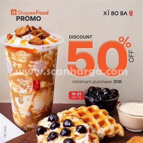 Xiboba Promo Diskon Hingga 50 Via Shopeefood Scanharga