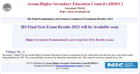 Assam Hs Result Link Out Resultsassam Nic In Ahsec Nic In Check