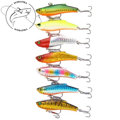 Pcs Lot Cm G Isca Artificial Laser Vib Fishing Bait Lures D Eyes