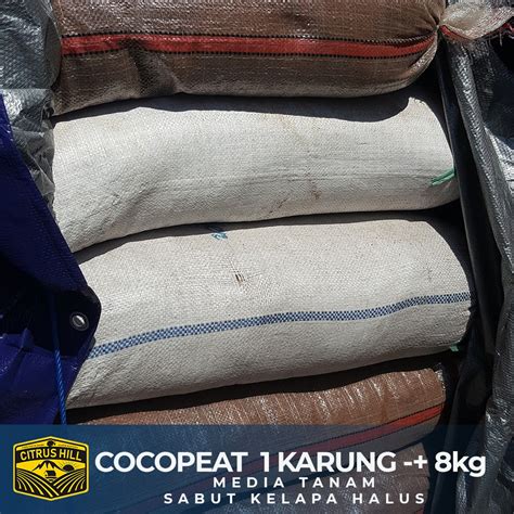 Jual Media Tanam Sabut Kelapa Cocopeat Halus Karung Kg Shopee