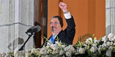 'The Coup, For Now, Is Over': Arévalo Sworn In as Guatemala's President ...