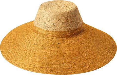 Brunna Co Riri Duo Jute Straw Hat In Nude Golden Yellow ShopStyle