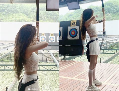Hot girl bắn cung khiến bao người mê đắm vì mặc hở
