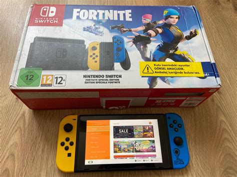 [SATILDI] Nintendo Switch v2 Fortnite Edition - İzmir - 6500 TL ...