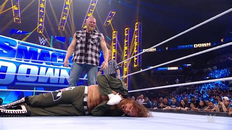 Wwe Smackdown Results Recap Grades Brock Lesnar Bullies Way Into Day